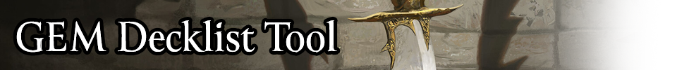 GEM Decklist Tool