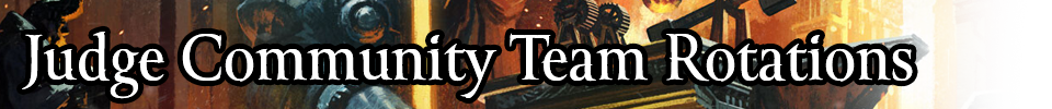 Judge Community Team Rotations