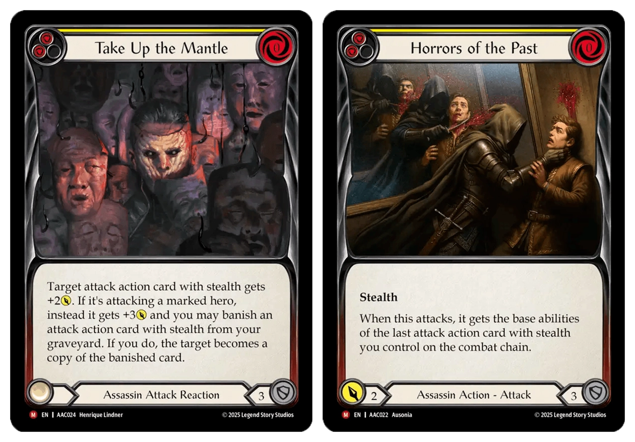 Take Up the Mantle and Horrors of the Past