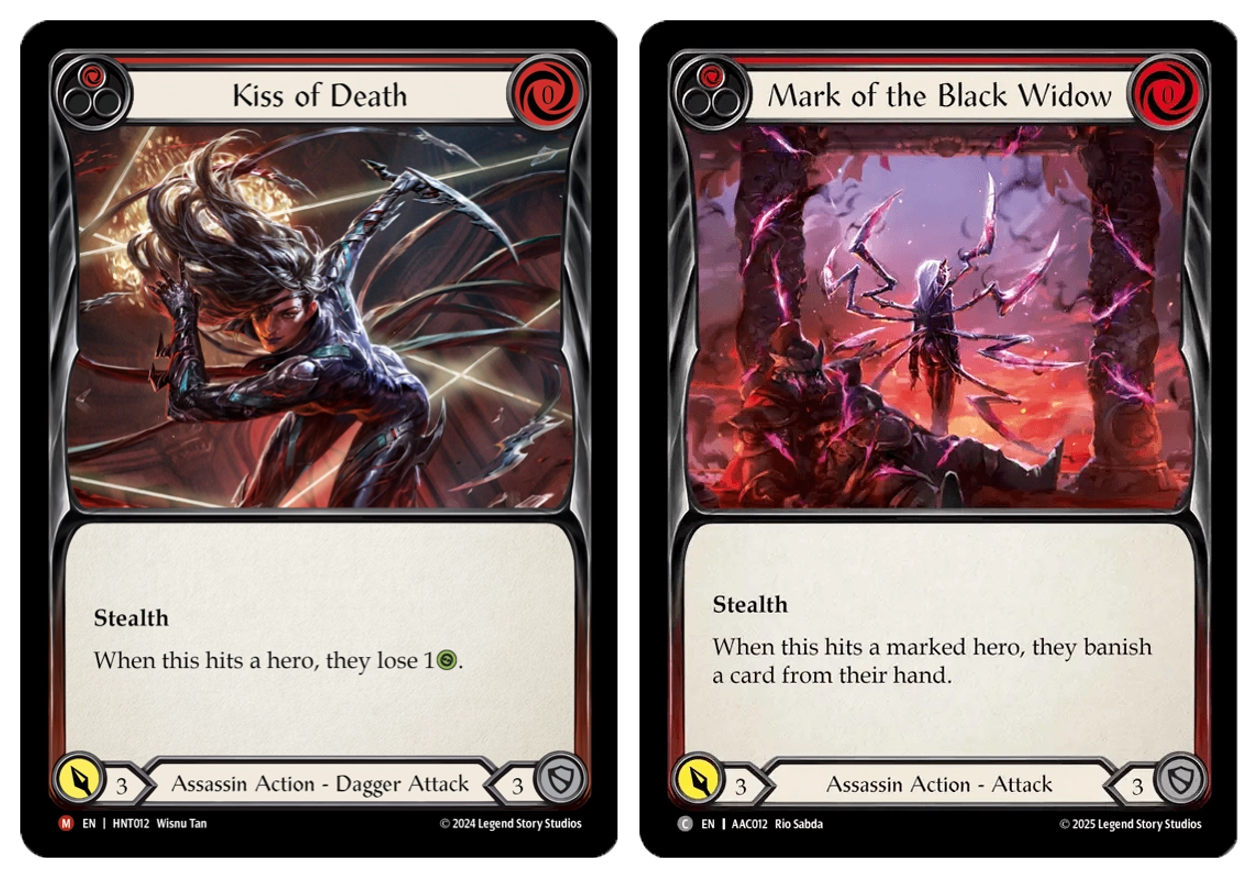 Kiss of Death and Mark of the Black Widow