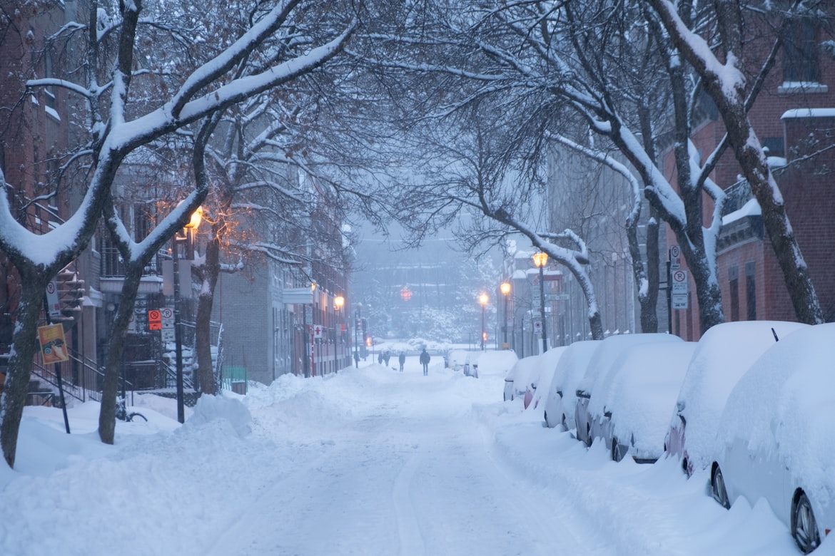 The average Montreal street in winter