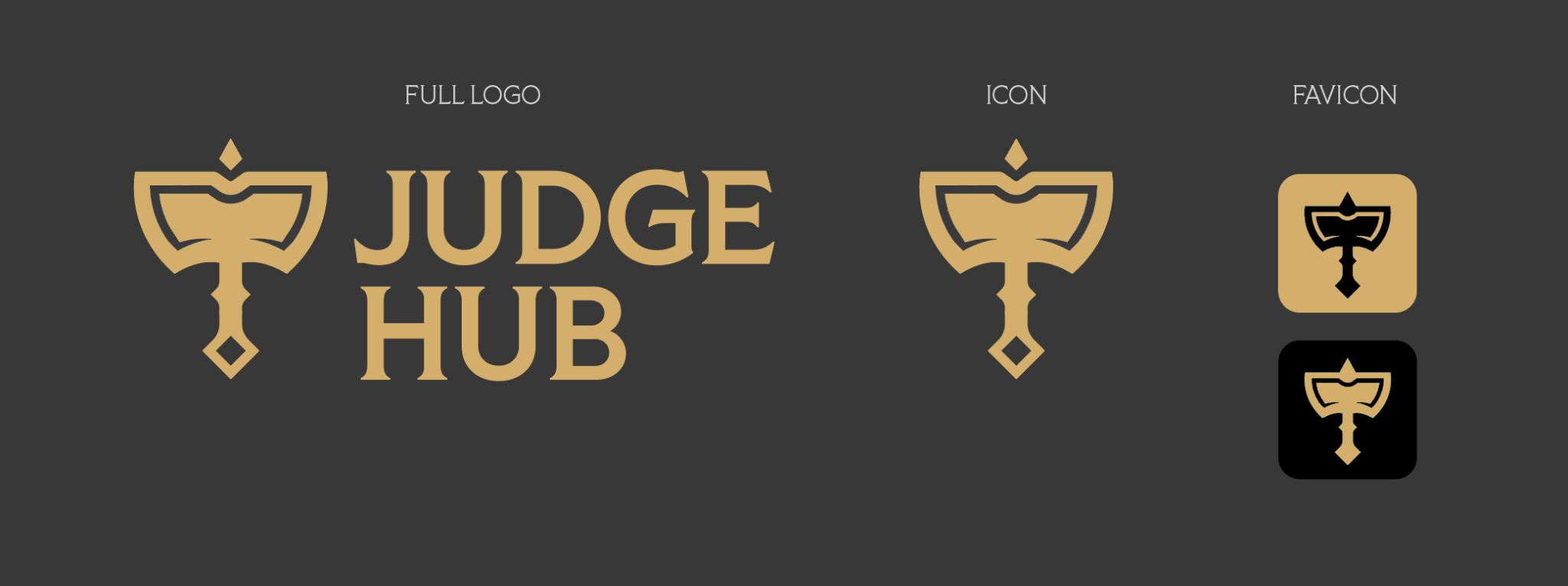 New Logos for JudgeHub's Website