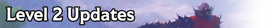 Level 2 Updates