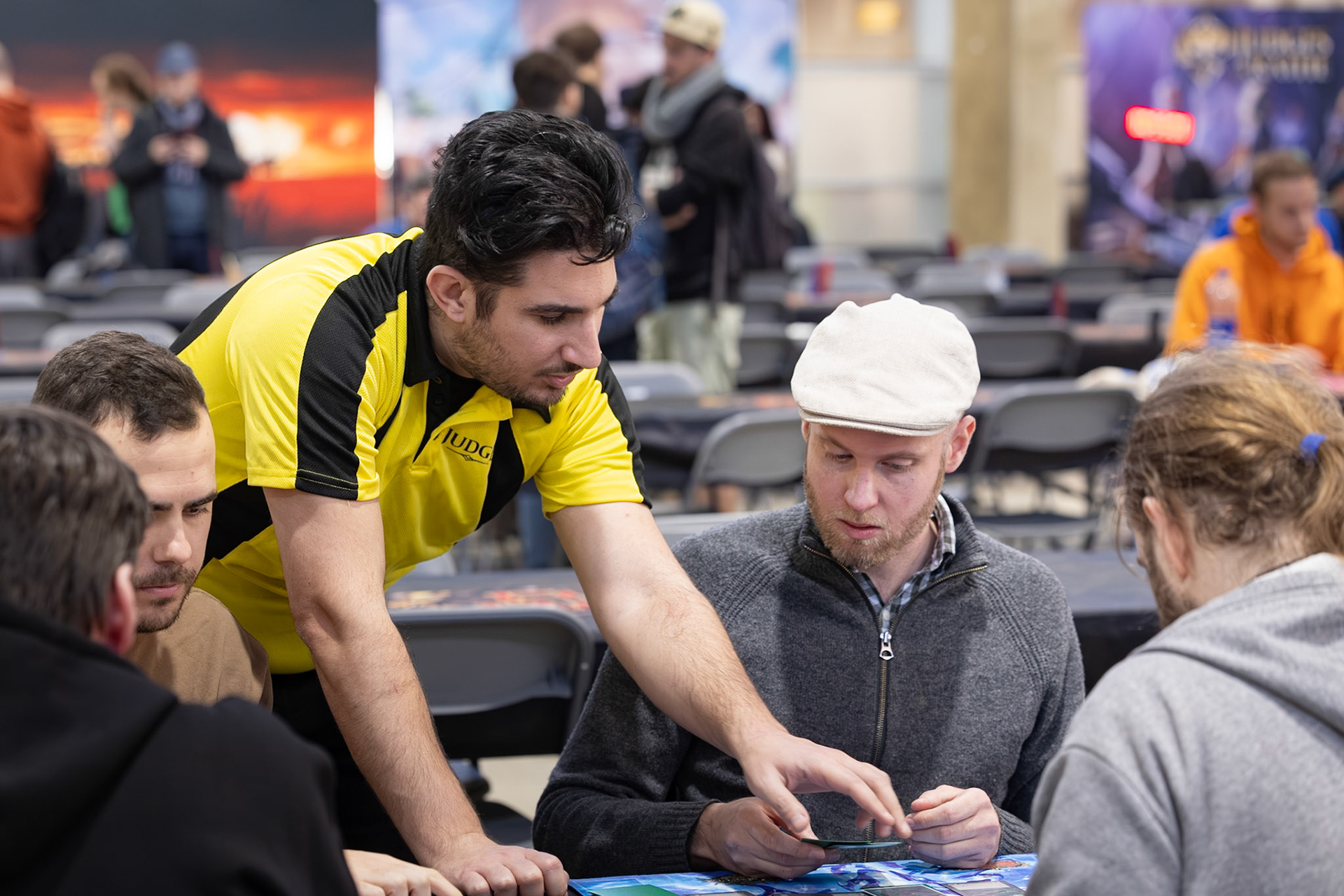 Explaining a ruling during World Tour Valencia.