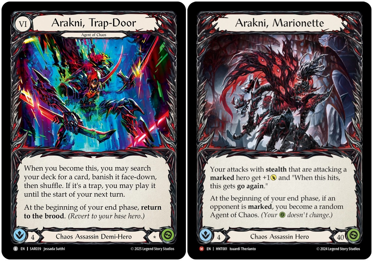 Arakni Trap-Door and Arakni Marionette, the two culprits.